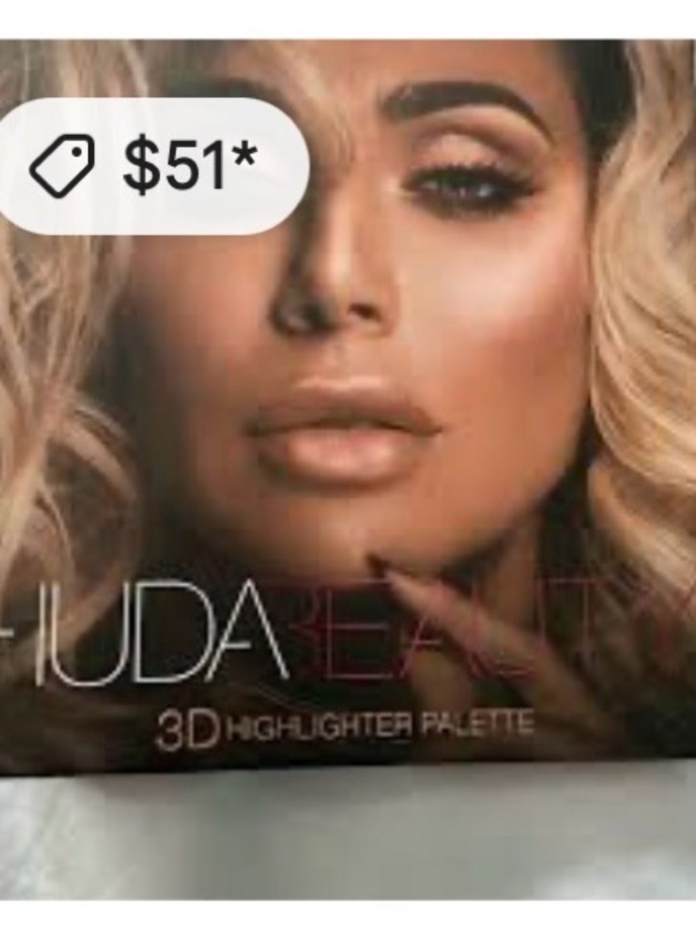 HUDA BEAUTY 3D Highlighter Palette - Bronze & Gold Tones